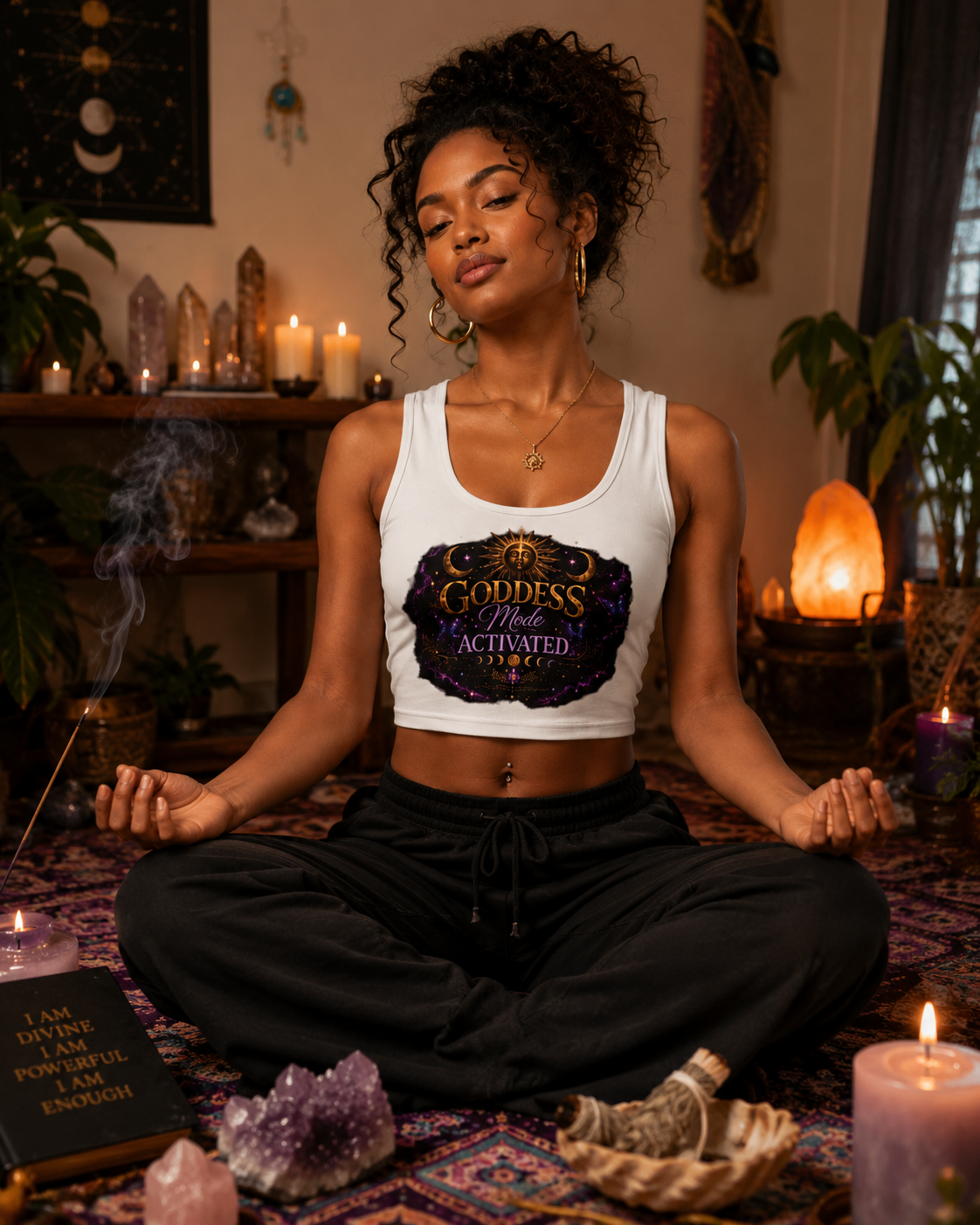 Goddess Mode Activated Crop Top